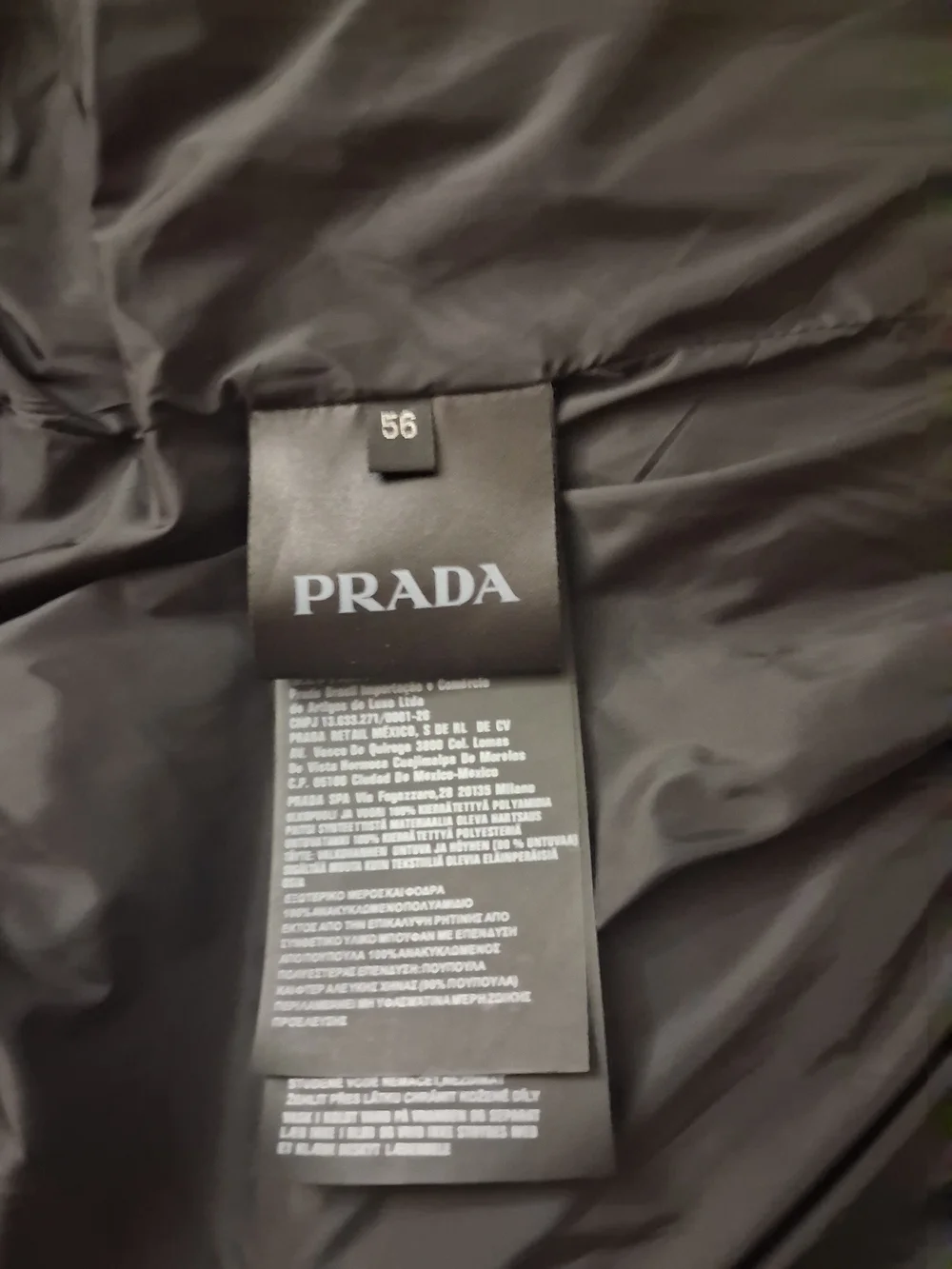 Prada insulated hooded